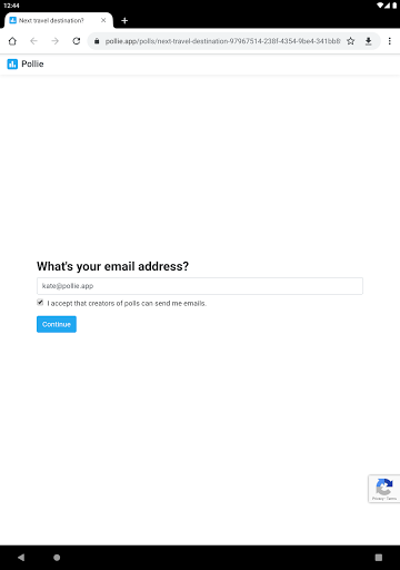 Pollie: Create Polls - Image screenshot of android app