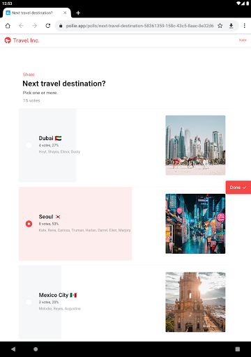 Pollie: Create Polls - Image screenshot of android app