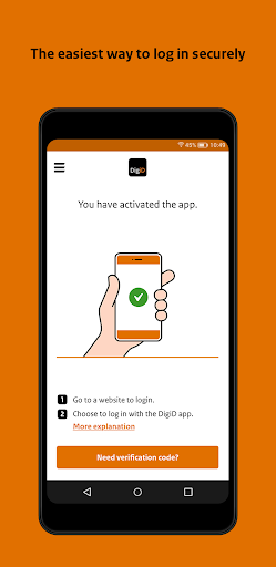 DigiD - Image screenshot of android app