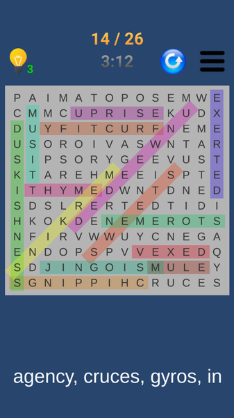 Word Search MP - عکس بازی موبایلی اندروید