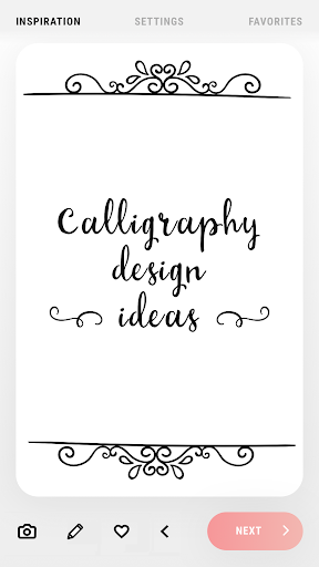 Calligraphy word art designer - Image screenshot of android app