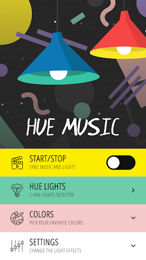 Hue Music Disco Party - Image screenshot of android app