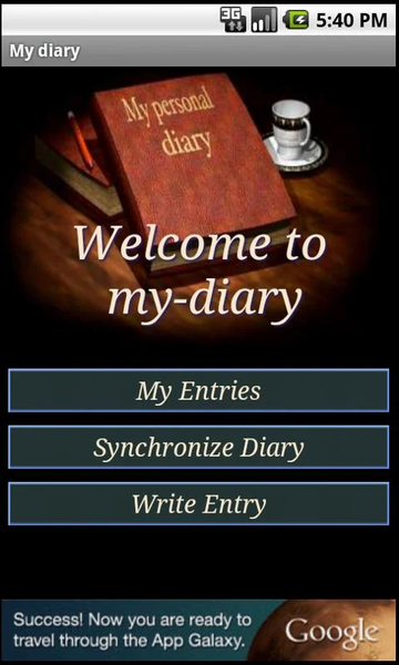 my-diary.org - a free diary - عکس برنامه موبایلی اندروید