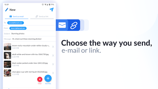 Filemail - File Transfer App - Image screenshot of android app