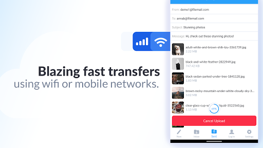 Filemail - File Transfer App - Image screenshot of android app