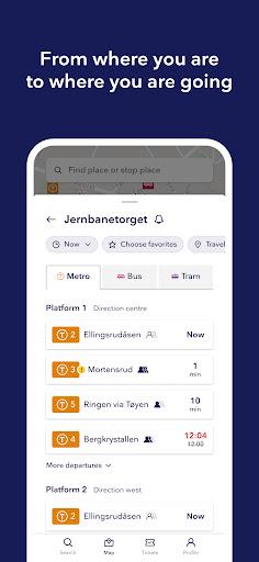 Entur - Travel and tickets - عکس برنامه موبایلی اندروید