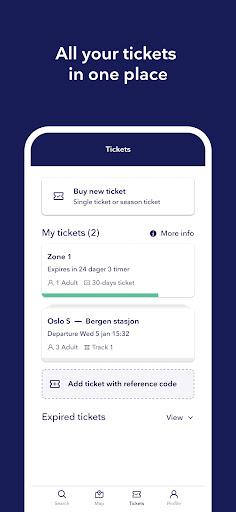 Entur - Travel and tickets - عکس برنامه موبایلی اندروید