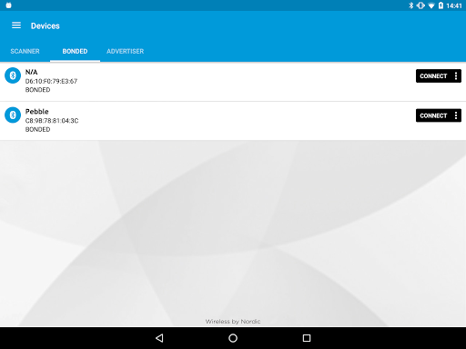 nRF Connect for Mobile - عکس برنامه موبایلی اندروید