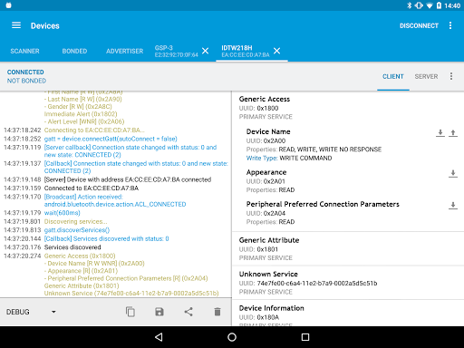 nRF Connect for Mobile - عکس برنامه موبایلی اندروید