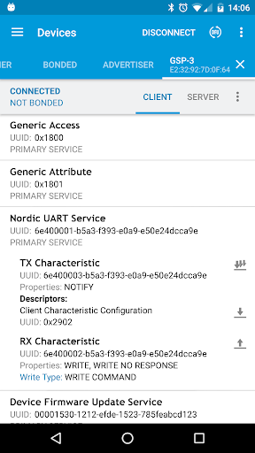 nRF Connect for Mobile - عکس برنامه موبایلی اندروید