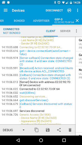 nRF Connect for Mobile - عکس برنامه موبایلی اندروید