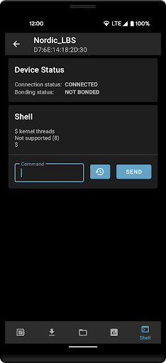 nRF Connect Device Manager - Image screenshot of android app