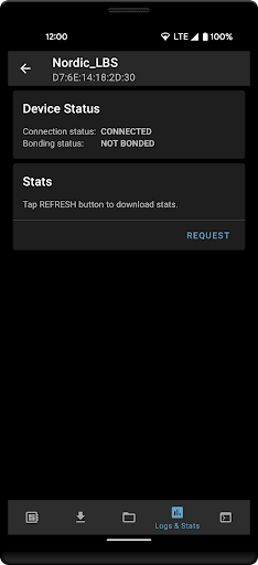 nRF Connect Device Manager - Image screenshot of android app