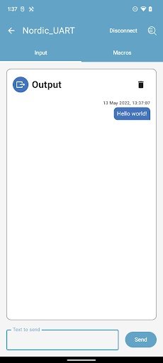 nRF Toolbox for Bluetooth LE - Image screenshot of android app
