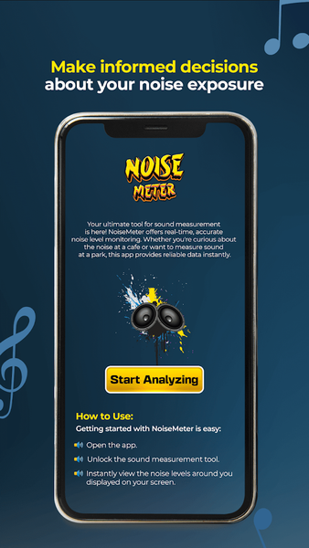 NoiseMeter - عکس برنامه موبایلی اندروید