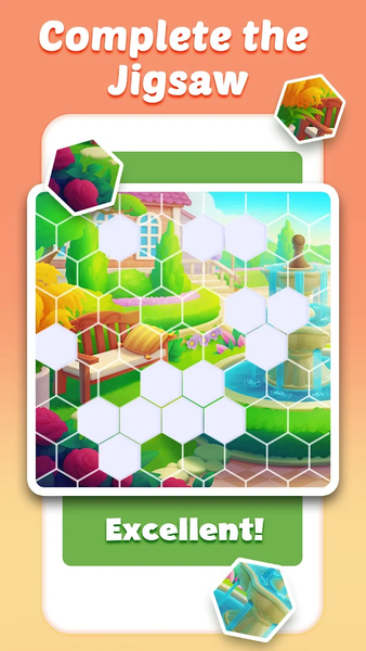Nonoblock - Jigsaw Puzzle - Gameplay image of android game