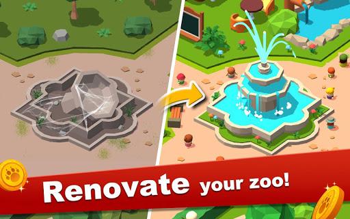 Zoo Tiles：Animal Park Planner - Gameplay image of android game