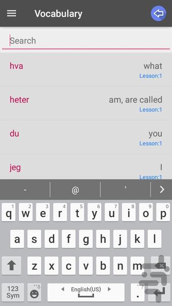 مکالمه نروژی مقدماتی - عکس برنامه موبایلی اندروید