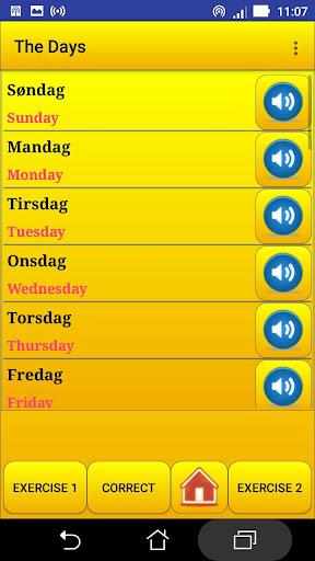 Learning Norwegian language (l - Image screenshot of android app