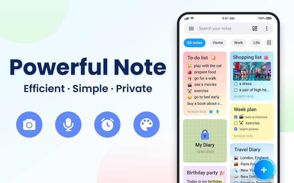 Keep Notes: Color NotePad Note - عکس برنامه موبایلی اندروید
