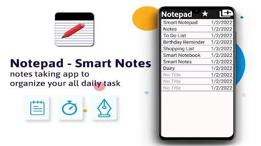 Notepad - Simple Notes & Lists - عکس برنامه موبایلی اندروید