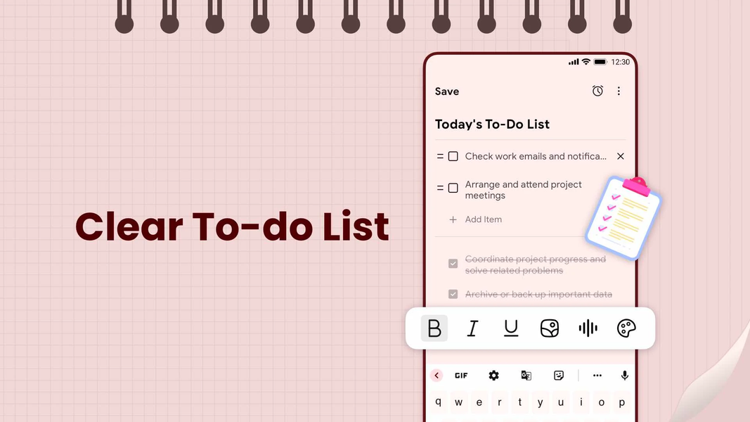 Notes, Notepad & Memo Calendar - عکس برنامه موبایلی اندروید