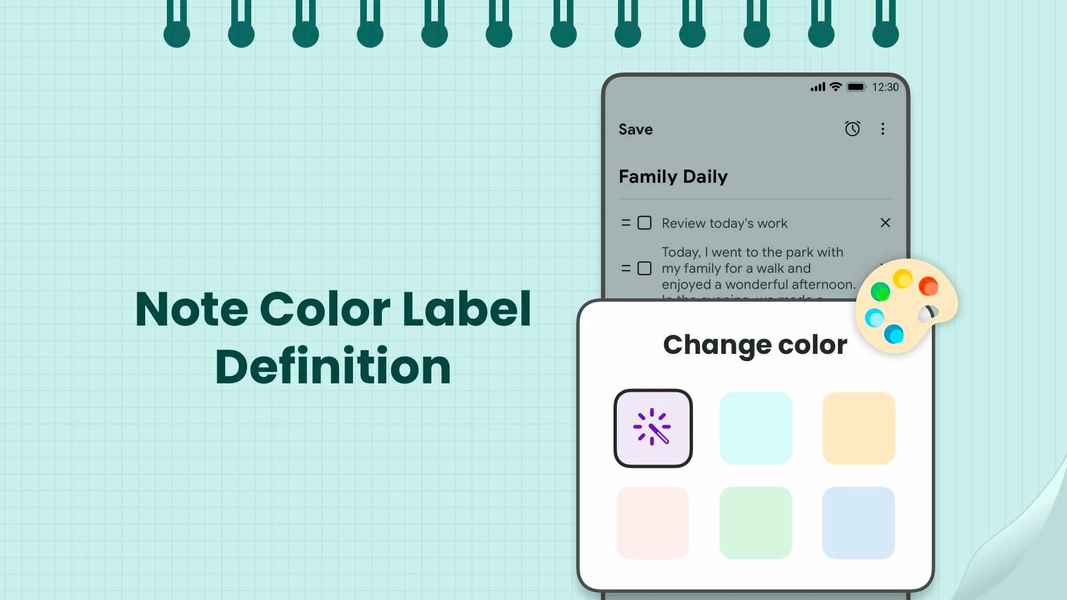 Notes, Notepad & Memo Calendar - عکس برنامه موبایلی اندروید