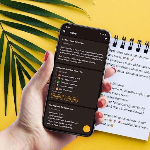 Notes - عکس برنامه موبایلی اندروید