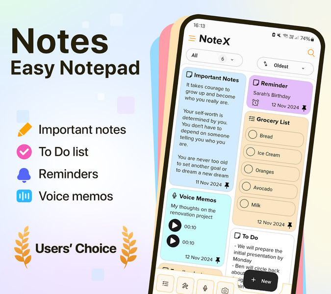 Notes - Easy Notepad - Image screenshot of android app