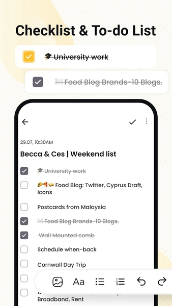 Notes: Notepad & To Do List - عکس برنامه موبایلی اندروید