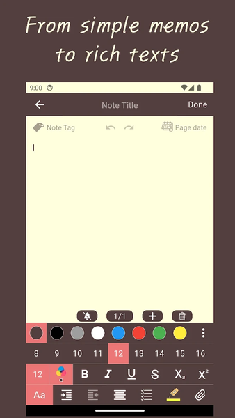 ZZinNote for memo, notes, todo - عکس برنامه موبایلی اندروید