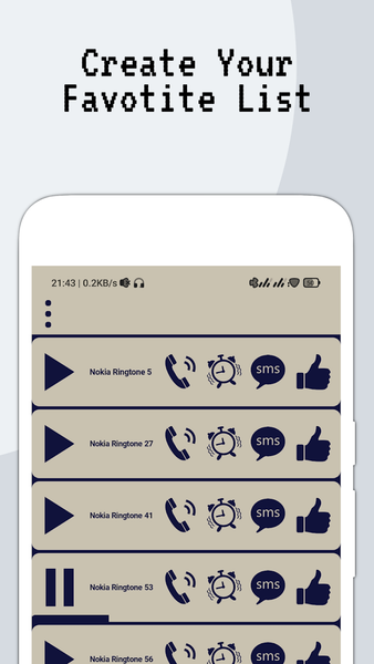 Ringtones and sms for Nokia - Image screenshot of android app