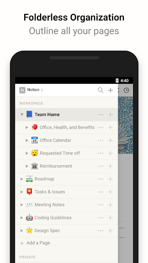 Notion: Notes, Tasks, AI - Image screenshot of android app
