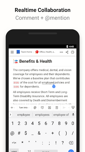Notion: Notes, Tasks, AI - Image screenshot of android app