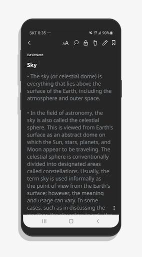 BasicNote - یادداشت برداری ساده - Image screenshot of android app
