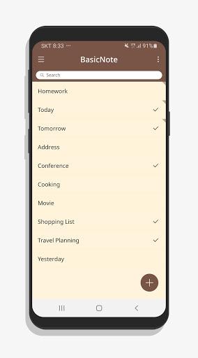BasicNote - Notes, Notepad - Image screenshot of android app