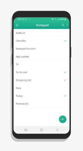 Notepad - Notes, Checklist - عکس برنامه موبایلی اندروید