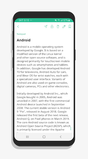 Notepad - Notes, Checklist - عکس برنامه موبایلی اندروید
