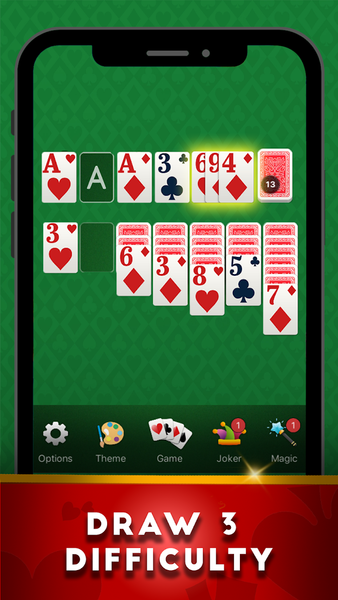 Klondike Solitaire Card Game - عکس بازی موبایلی اندروید