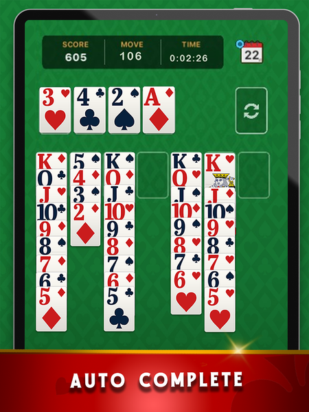 Klondike Solitaire Card Game - عکس بازی موبایلی اندروید