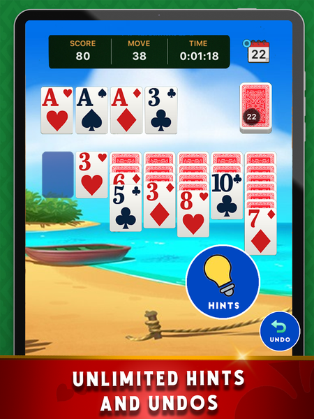 Klondike Solitaire Card Game - عکس بازی موبایلی اندروید
