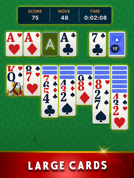 Klondike Solitaire Card Game - عکس بازی موبایلی اندروید