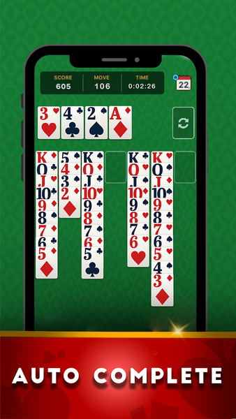 Klondike Solitaire Card Game - عکس بازی موبایلی اندروید