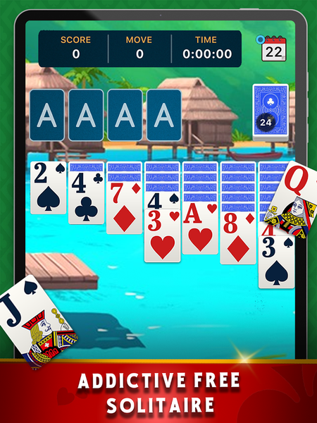 Klondike Solitaire Card Game - عکس بازی موبایلی اندروید