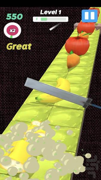بازی میوه خرد کن - Gameplay image of android game