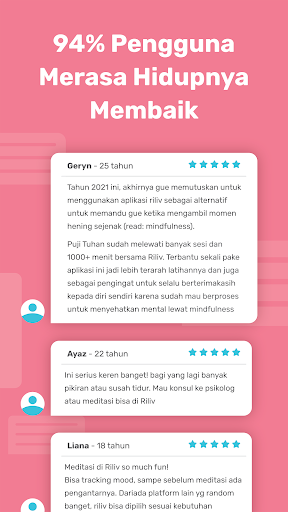 Riliv: Mental Health App - عکس برنامه موبایلی اندروید