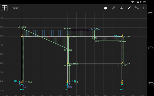 SW FEA 2D Frame Analysis - عکس برنامه موبایلی اندروید