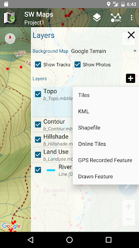 SW Maps - GIS & Data Collector - عکس برنامه موبایلی اندروید