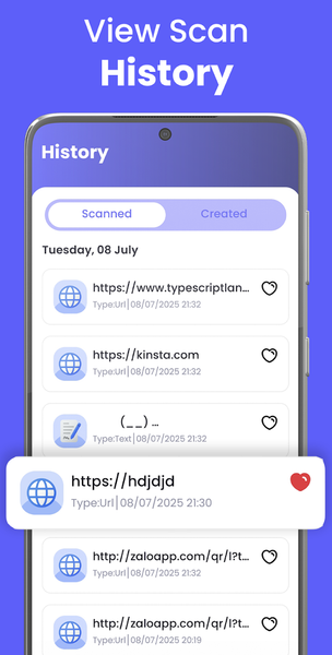 QR Code Scanner - عکس برنامه موبایلی اندروید