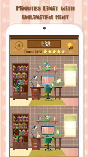 Find Differences - Room - Gameplay image of android game